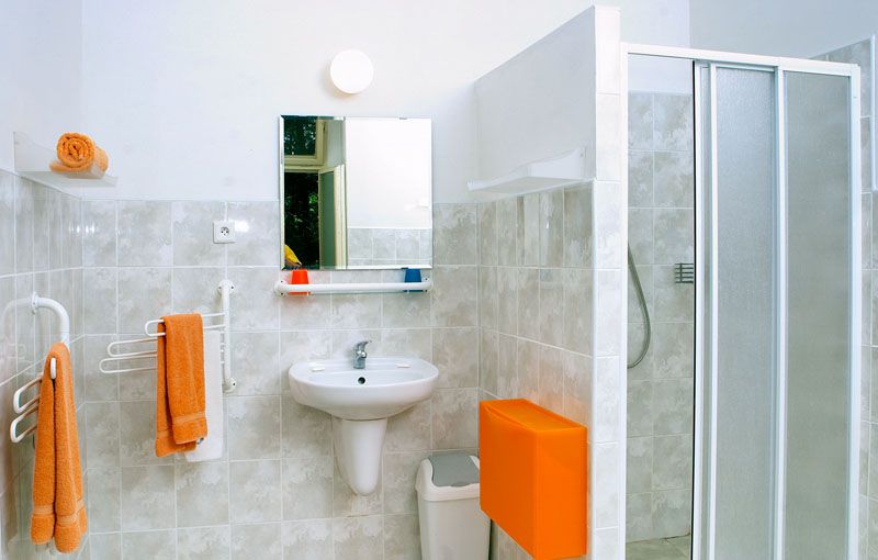 Hotel Říp - hlavní budova v lázních Mšené